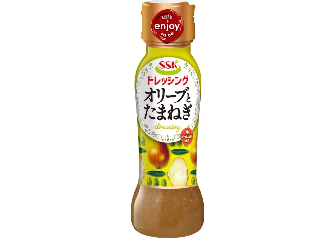 自社加工の生たまねぎとエキストラバージンオリーブオイルを使用