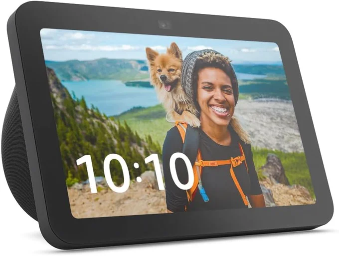 Echo Show 8 (エコーショー8) 第3世代(2024年発売) - HDスマートディスプレイ with Alexa、13メガピクセルカメラ付き、空間オーディオ|チャコール