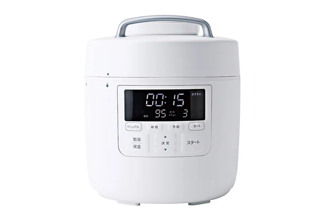簡単操作で自動調理できるオートメニュー搭載「電気圧力鍋 おうちシェフ PRO SP-2DM251」