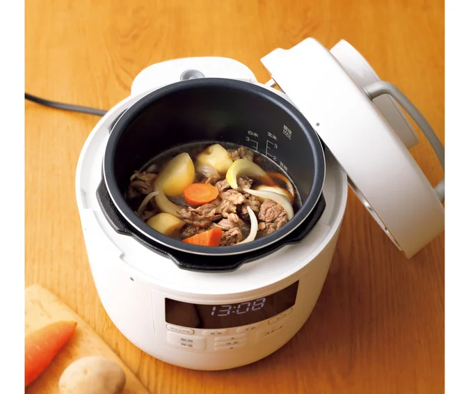 煮物やスープ、蒸し料理もボタン1つ。不器用な私の必須アイテム。by 荒木さん