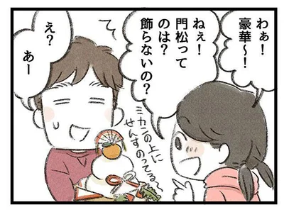 門松は飾らないの？→次へ