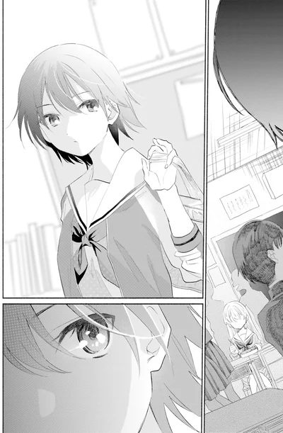 エリザを眺める女の子