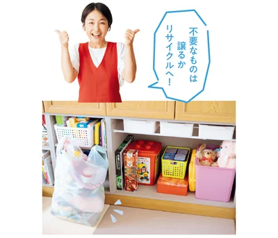 不要なものは譲るかリサイクルへ！