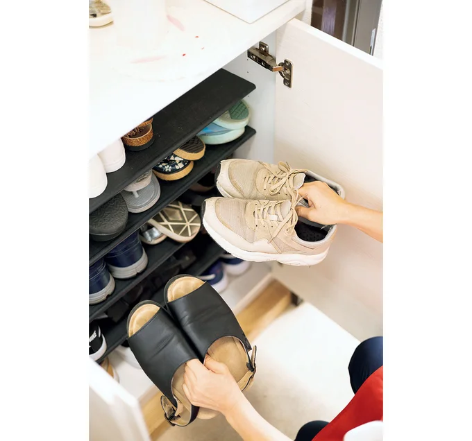 履いていないものや傷んだものを処分