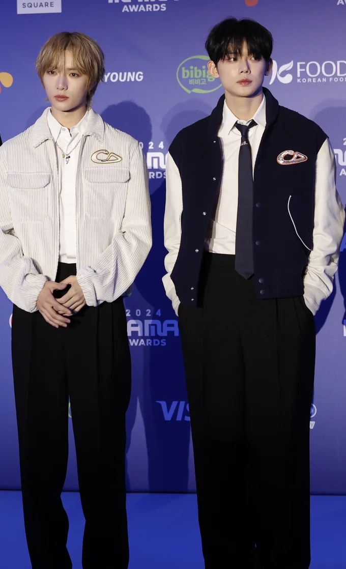 TOMORROW X TOGETHER・BEOMGYU（左）とYEONJUN（右）のふたり