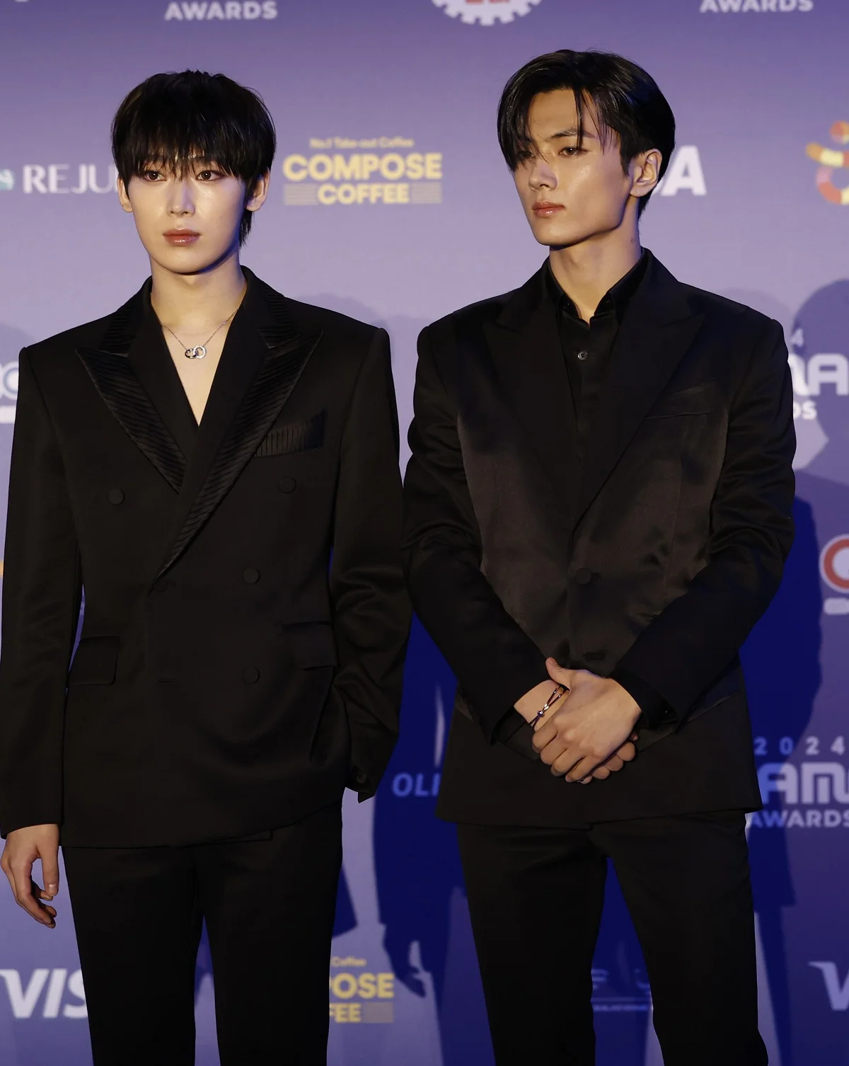 ENHYPENタイトなブラックスーツ姿が超クール！@2024 MAMA AWARDS 大阪