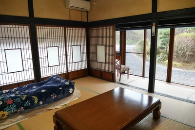 居心地の良い和室の寝室