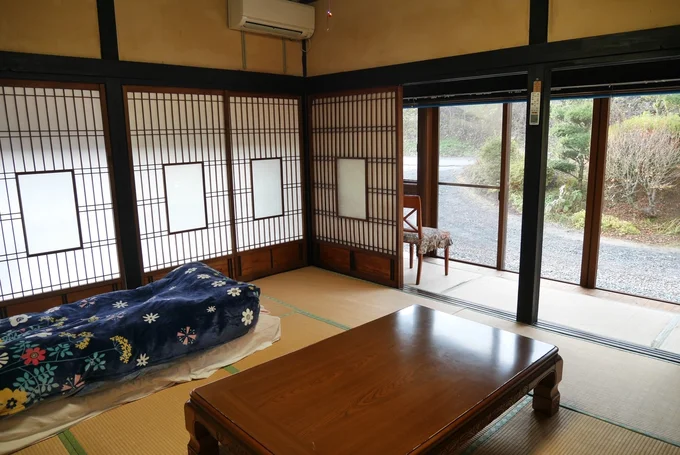 居心地の良い和室の寝室