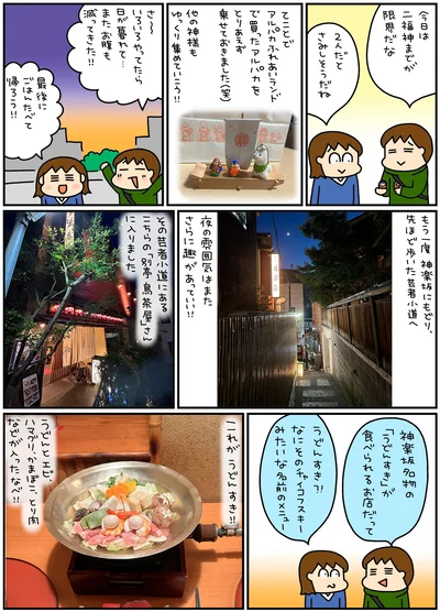 いろいろやってたら日が暮れて…