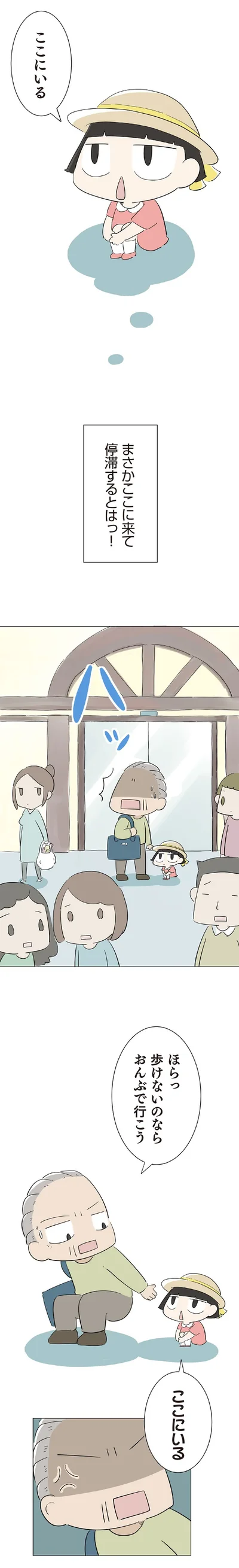歩けないのならおんぶで行こう