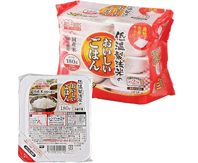 アイリスオーヤマ(IRIS OHYAMA) パックご飯 国産米 100% 低温製法米 非常食 米 レトルト 180g×10個