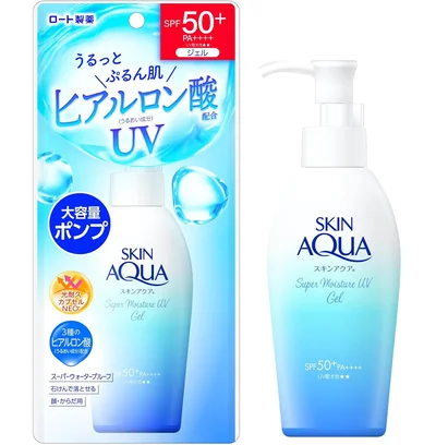 スキンアクア 50+ スーパーモイスチャージェル ポンプ 140g