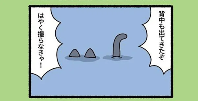 近所の池で「ねっしー」と呼ばれて人気の生物。果たしてその正体は？
