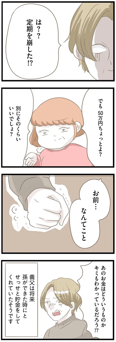 定期を崩した！？