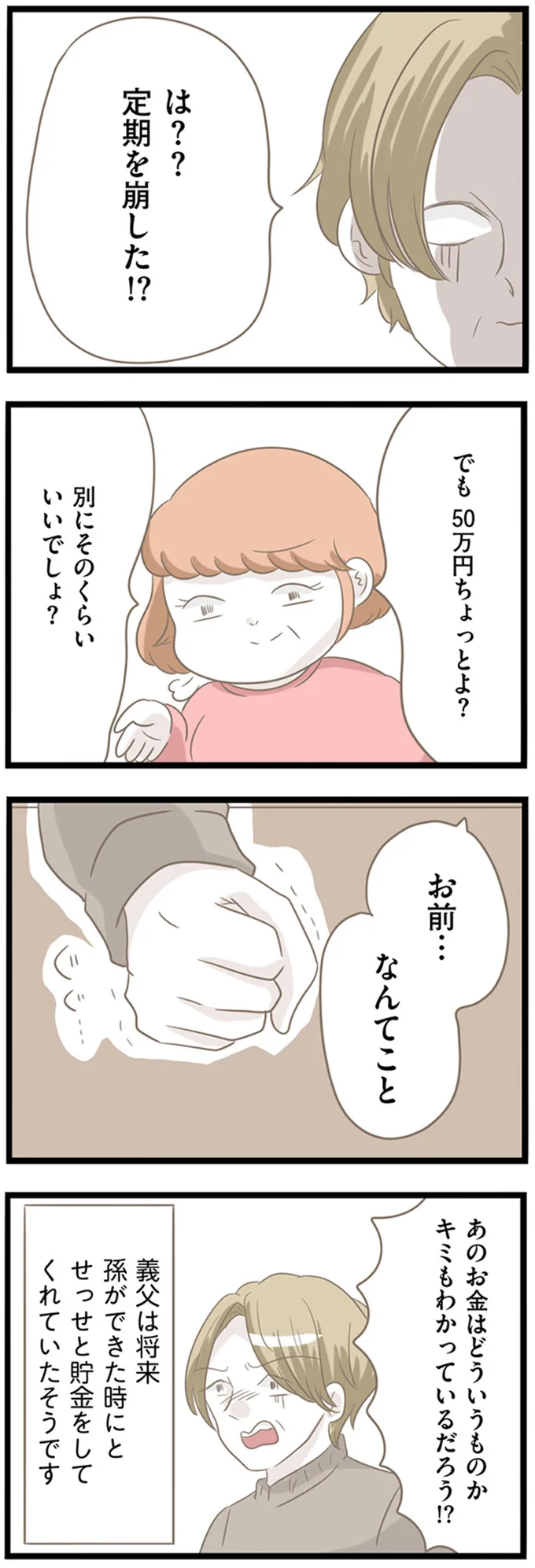 定期を崩した！？
