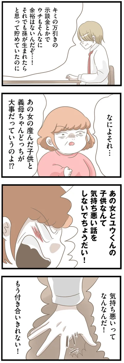 もう付き合いきれない！