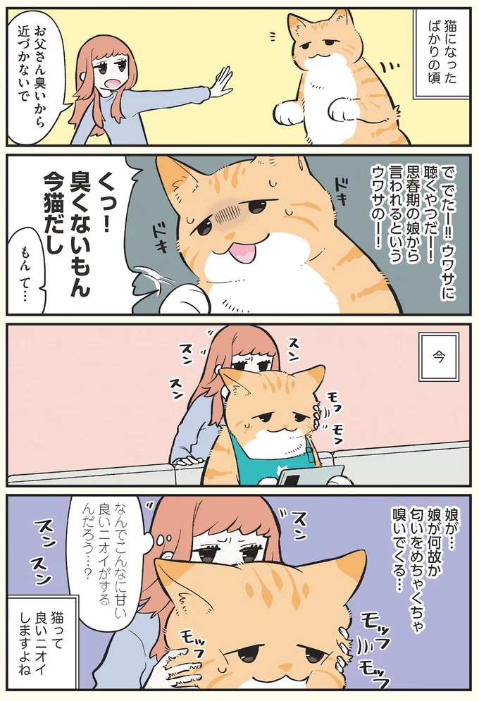 お父さん臭いから近づかないで