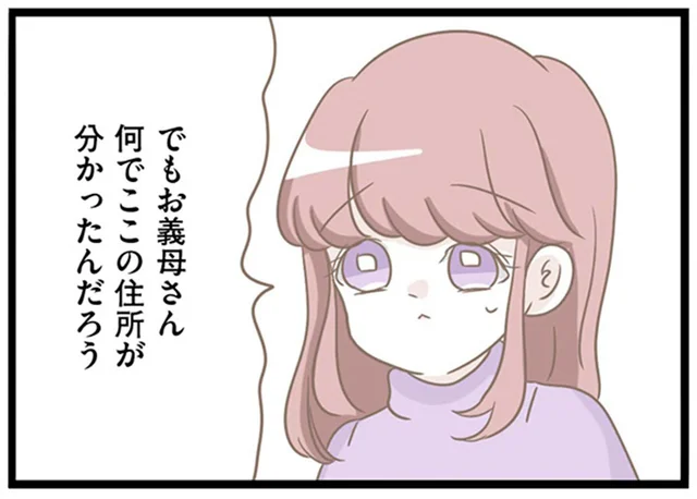 息子への執着が怖い！義母が住所を特定するために使った予想外の手段／前科持ちの義母と同居していた話（47）