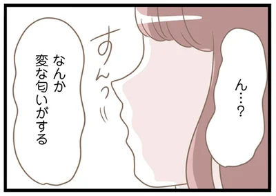 なんか変な匂いがする