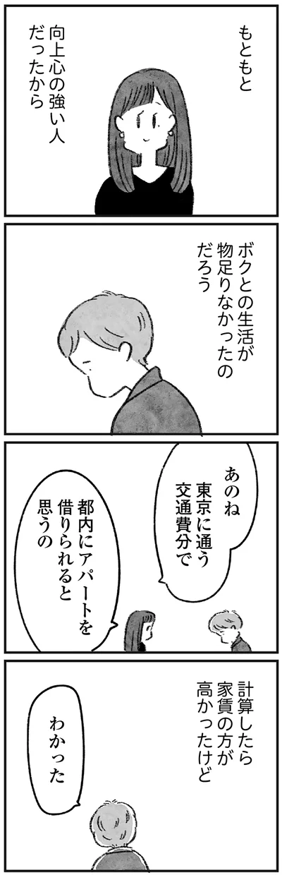 ボクとの生活が物足りなかったのだろう