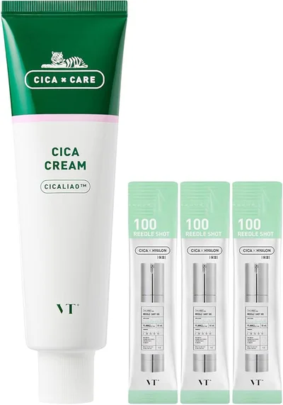 VTCOSMETIC VT CICA クリーム＆リードルショット100(1ml)×3おまけ入り