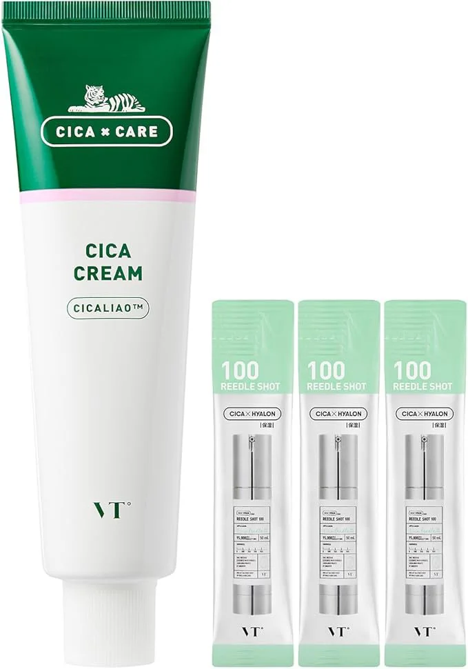 VTCOSMETIC VT CICA クリーム＆リードルショット100(1ml)×3おまけ入り