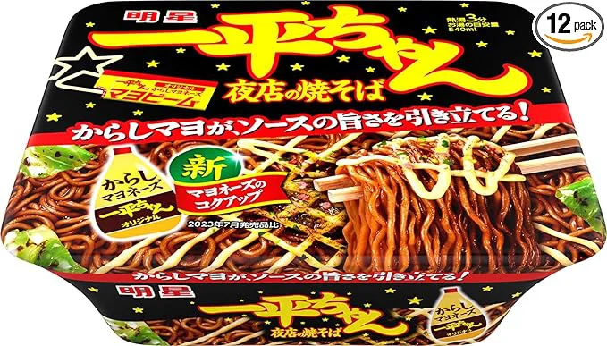 明星 一平ちゃん夜店の焼そば 12個