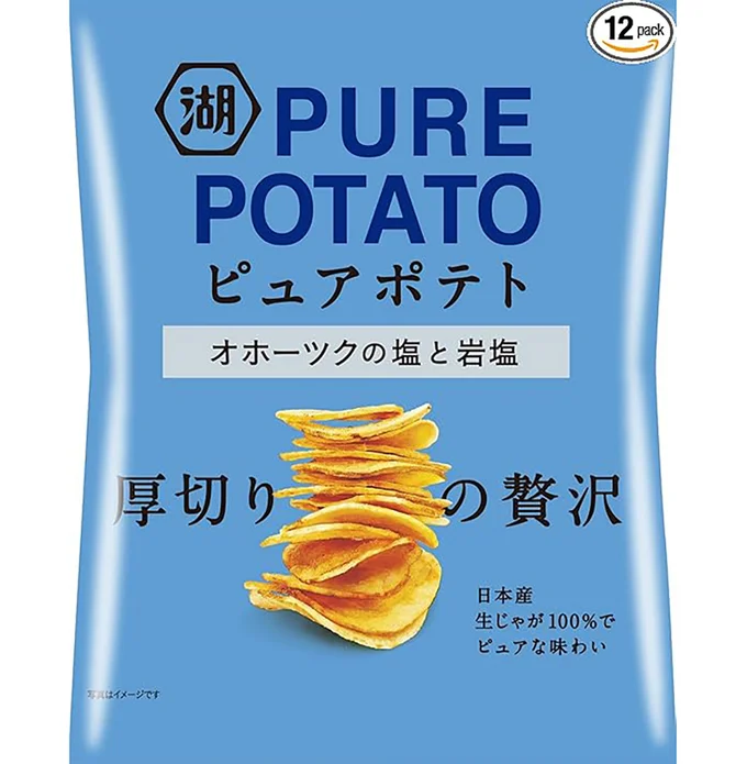 湖池屋 ピュアポテト オホーツクの塩と岩塩