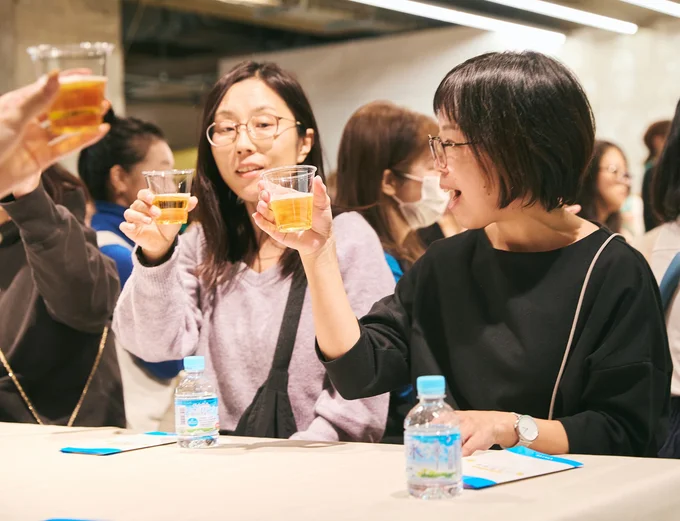 SUNTORY からだを想う オールフリーのおいしさに、参加者からも驚きの声が