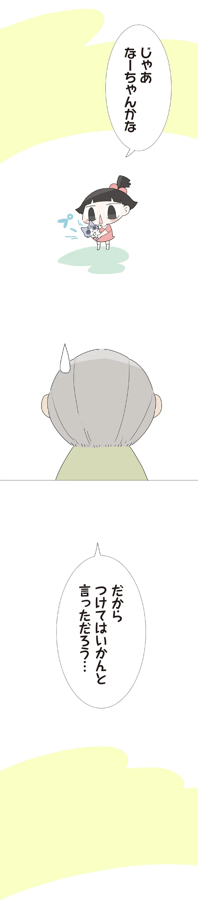 だからつけてはいかんと言っただろう…