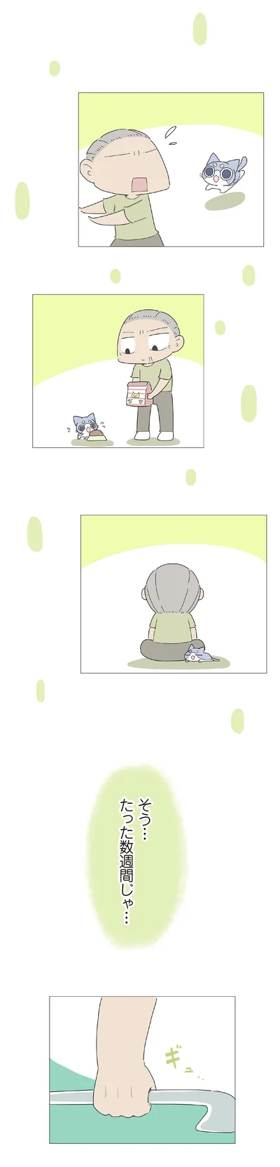 たった数週間じゃ…