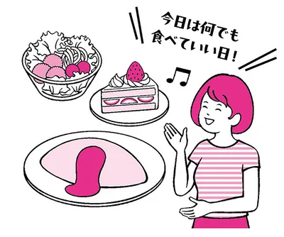 甘いものはゼロにせず、上手に食べる