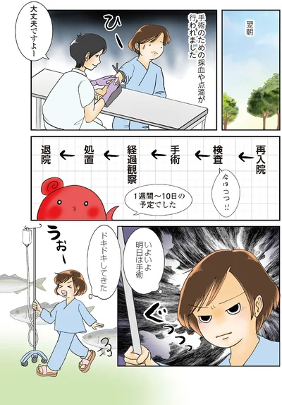 いよいよ明日は手術