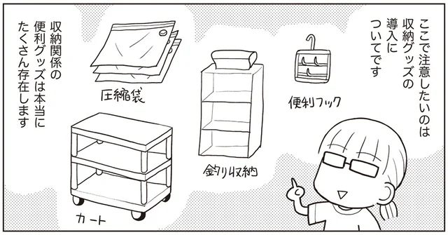 収納グッズの導入タイミングは？ 便利なものを無駄にしないために／二度と散らからない部屋になりました 見えないところも整理整頓編（13）