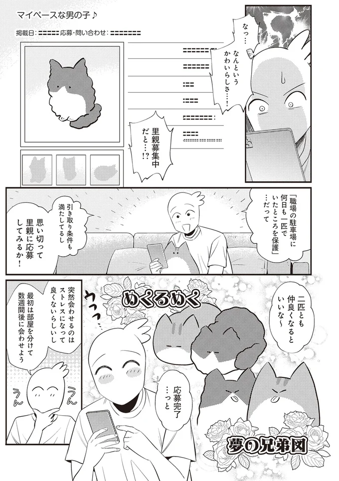 『レオとシロウのドタバタ猫日記』より