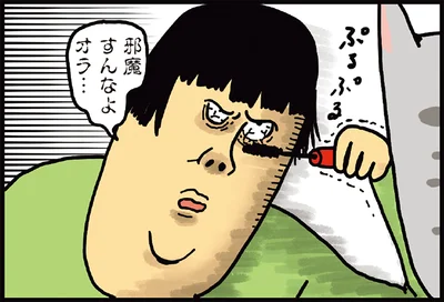邪魔すんなよ…