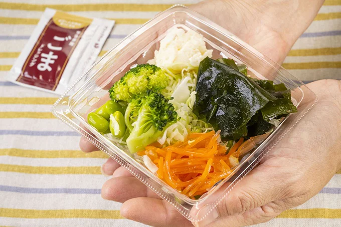「7品目のミックスサラダ」は食べごたえ十分!