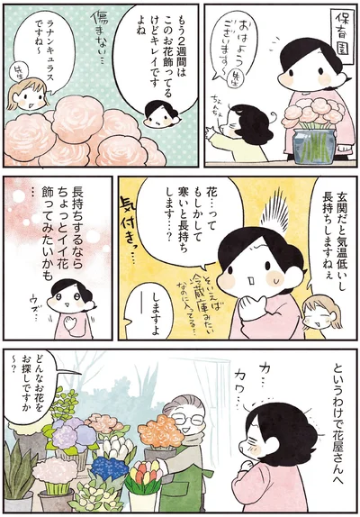 というわけで花屋さんへ