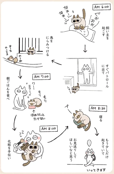 朝のあずきさん