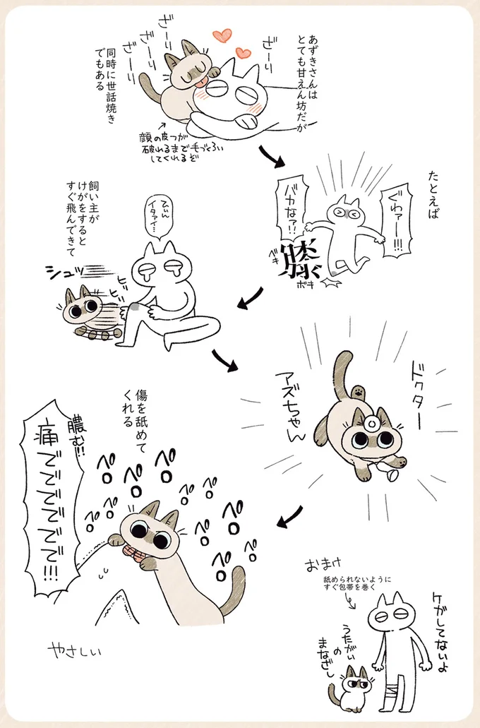 とても甘えん坊だが