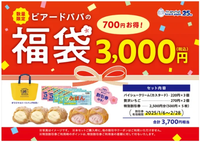 ビアードパパの福袋