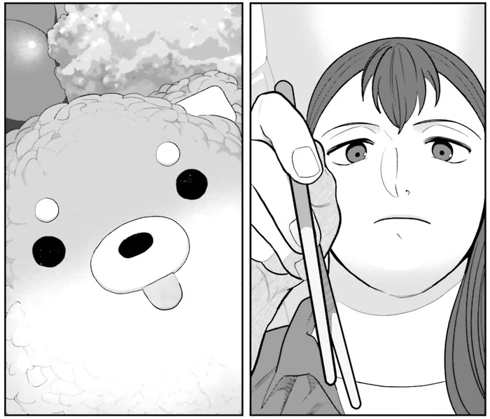 目が合って食べづらいキャラ弁。でも、しっかりいただきます！／作りたい女と食べたい女2（2）