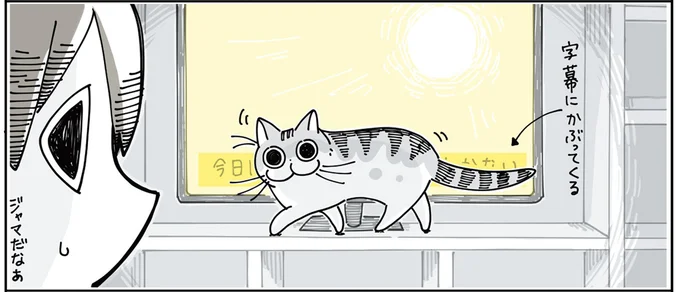 ジャマだなぁ