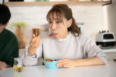 パクっといただいて「ん～、ハワイ！！」と叫んだみきママ