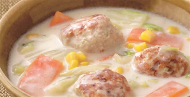 とりだんごと白菜のおかず