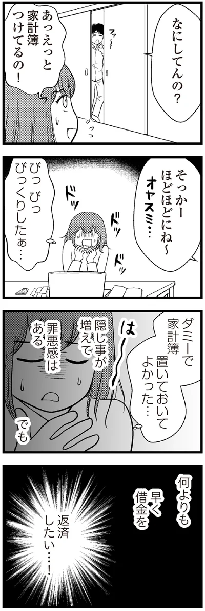 家計簿つけてるの！