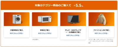 さらにポイントアップのアイテムはこちら