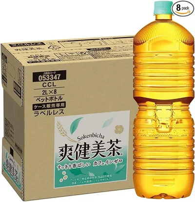 【Amazon.co.jp限定】爽健美茶ラベルレス 2L×8本