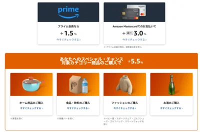 ポイント還元の一例
