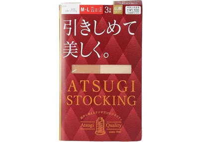 アツギ ストッキング 引きしめて美しく。3足組